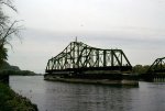 Mississippi River swing bridge